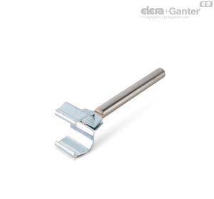 MPG-R-AZ-1 Grampos para guias Para guia lateral de rolos de pista única