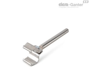 MPG-R-SST-1 Grampos para guias Para guia lateral de rolos de pista única