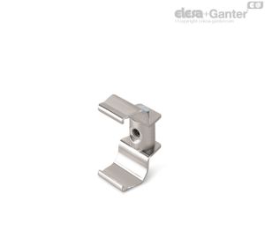 MPG-R-SST-2 Grampos para guias Para guia lateral de rolos de duas vias