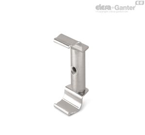 MPG-R-SST-4 Grampos para guias Para guia lateral de rolos de quatro pistas