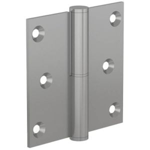 Bisagras desmontables 80 x 80 mm - acero inoxidable con 6 agujeros