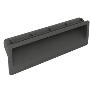 Tirador empotrado a presión de 137,4 x 37,4 mm o 140 x 36 mm
