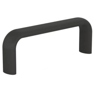 Asa trasera de aluminio negro de 75 a 150 mm