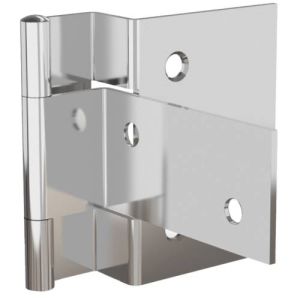 Bisagra pequeña con dos alas acodadas 55 x 53,7 mm