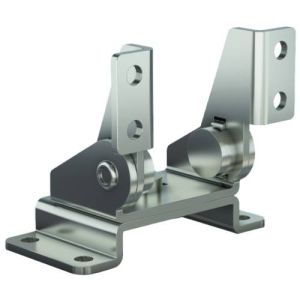 Bisagra giro fricción de doble eje - 30 x 60 mm