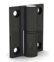 Bisagras elevable con muelle
