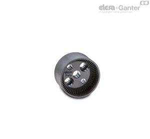 RDB-CF Elementos de fijación dentados Carcasa integrada, montaje frontal, agujeros para tornillos de cabeza cilíndrica