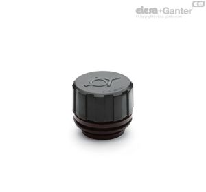 SFV-10 mb Tapones de ventilación con válvula Para presiones superiores a 0,010 bar, con símbolo gráfico válvula