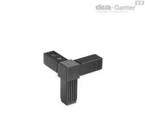 STC-3A-3W Conectores de tubo quadrado Conector tridimensional de três vias