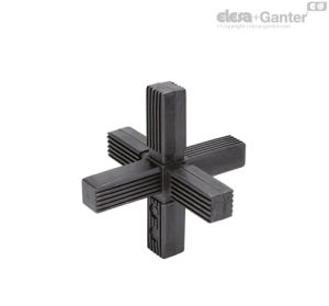 STC-3A-6W Conectores de tubo quadrado Conector tridimensional de seis vias
