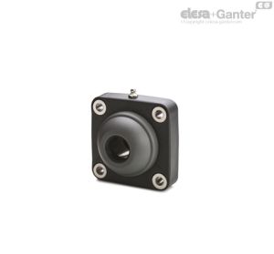 UCF-P Suporte autoalinhante Suporte para eixo passante com tampa perfurada