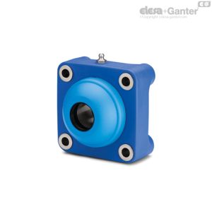 UCF-S-P Suporte autoalinhante Suporte para eixo passante com tampa perfurada