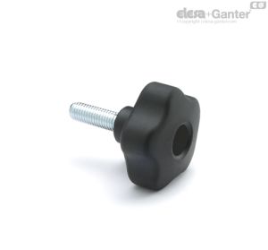 VCT-p-SOFT Pomos lobulados Espárrago roscado