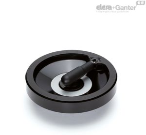 VDN.FP+IRS-A Volantes de disco Empuñadura abatible de seguridad, núcleo perforado