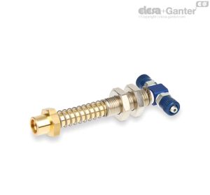 VPD-F-T Portaventosas mini Fijación roscada hembra y unión rápida en T