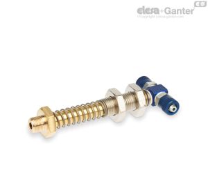 VPD-M-T Portaventosas mini Fijación roscada macho y unión rápida en T