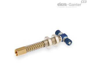 VPG-F-T Portaventosas mini antirrotación Fijación roscada hembra y unión rápida en T