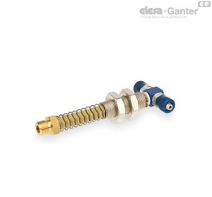 VPG-M-T Portaventosas mini antirrotación Fijación roscada macho y unión rápida en T