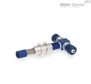 VPH-F-T Portaventosas micro Fijación roscada hembra y unión rápida en T