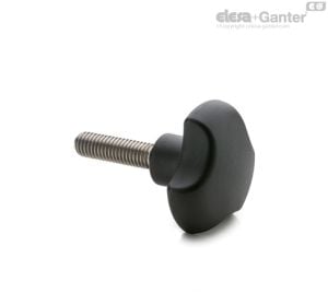 VTT-SST-p Pomos macizos con lóbulos Espárrago roscado de acero inoxidable AISI 304
