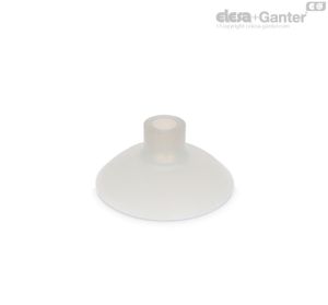 VVI-85-S Ventosas de copa plana Caucho silicónico, sin soporte