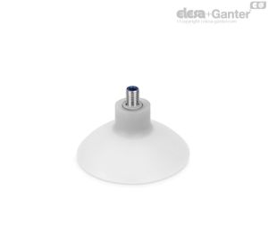 VVI-85-T-S Ventosas de copa plana Caucho silicónico, con soporte