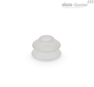 VVL-18-S Ventosas para embalaje alimentario de fuelle Caucho silicónico, sin soporte