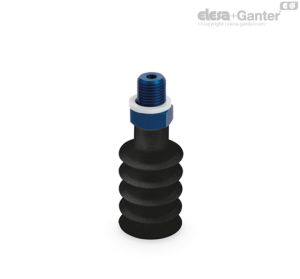 VVL-30-55-T-N Ventosas para embalaje alimentario multifuelle Caucho natural, con soporte