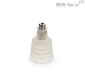 VVL-33-T-S Ventosas para embalaje alimentario multifuelle Caucho silicónico, con soporte