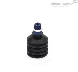 VVM-30-T-N Ventosas redondas para embalaje alimentario multifuelle Caucho natural, con soporte
