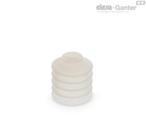 VVM-50-S Ventosas redondas para embalaje alimentario multifuelle Caucho silicónico, sin soporte