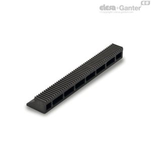 ZCR-PL Cremalheiras com suporte Com suporte para montagem em um plano paralelo