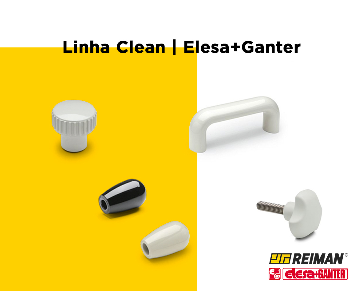 5 tendências de acessórios para máquinas-2021 Linha Clean | Elesa+Ganter