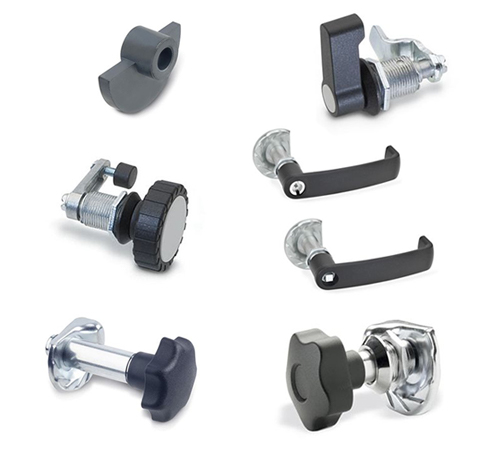 Latches with clamping function