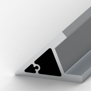 Angle aluminium profile 80x80x9mm 45º