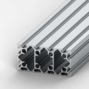 Perfil de alumínio 80x160 12 rasgos 