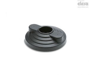 BASE LV.F-PP-AS Bases for levelling feet base for ground mounting, with no-slip disk