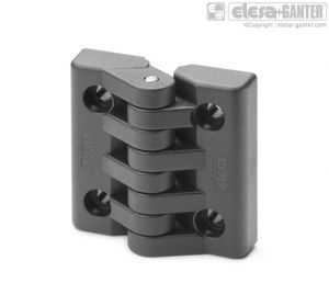 CFA-CH Hinges pass-through holes, cylindrical head screws