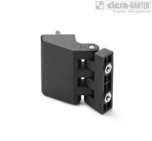 CFD-p-B Hinge for thin frames pass-through holes, countersunk-head screws