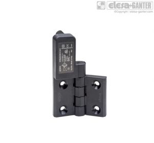 CFSQ-C-B-S Hinges with built-in safety switch rear connector, microswitch on the left