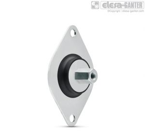 DVI Rubber buffers mounts with flange vibration-damping elements