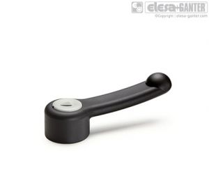 ELC-SST-FC3 Control levers aisi 303 stainless steel boss, cap in grey colour