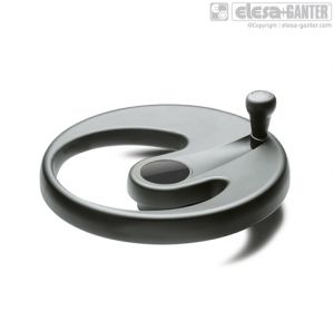 EMW+IEL Monospoke handwheels revolving handle soft touch