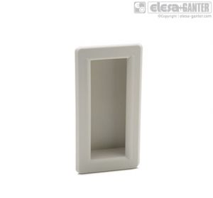 ERB-PF-CLEAN Bi-directional flush pull handles white colour