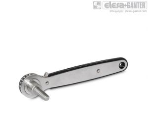 GN-318 Stainless Steel-Ratchet spanners with threaded stud