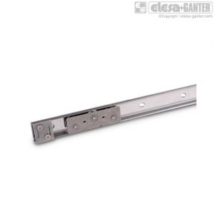 GN 1490-NI Linear guide rail systems stainless steel