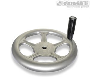 GN 228-D Handwheels with revolving handle (only stainless steel a4)