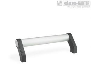 GN 333-EL Tubular handles aluminium, natural colour