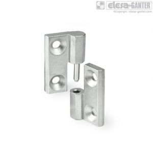 GN 337-NI Dobradiças de aço inoxidável