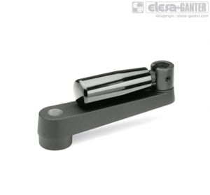GN 471.3 Cranked handles with rectractable handle